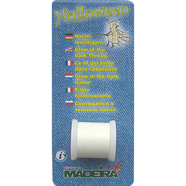 Quick Demo] Madeira Glow-In-The-Dark Embroidery Thread