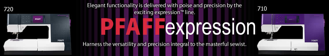 Pfaff Expression range of sewing machines